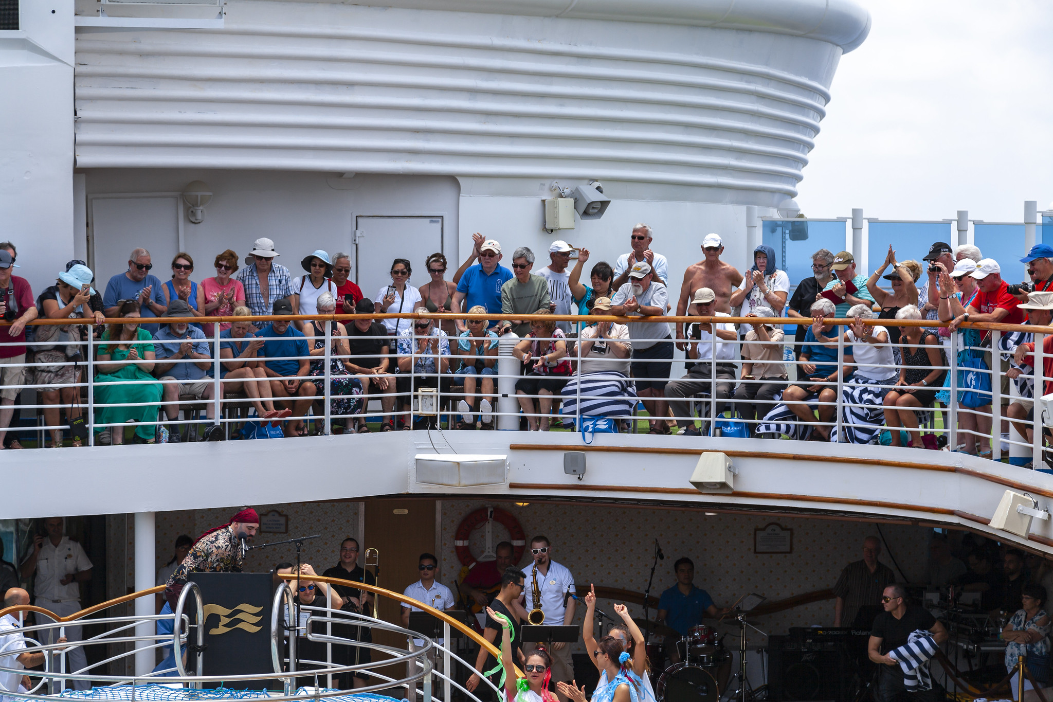 Star Princess Cruise Ship full with people - 2019