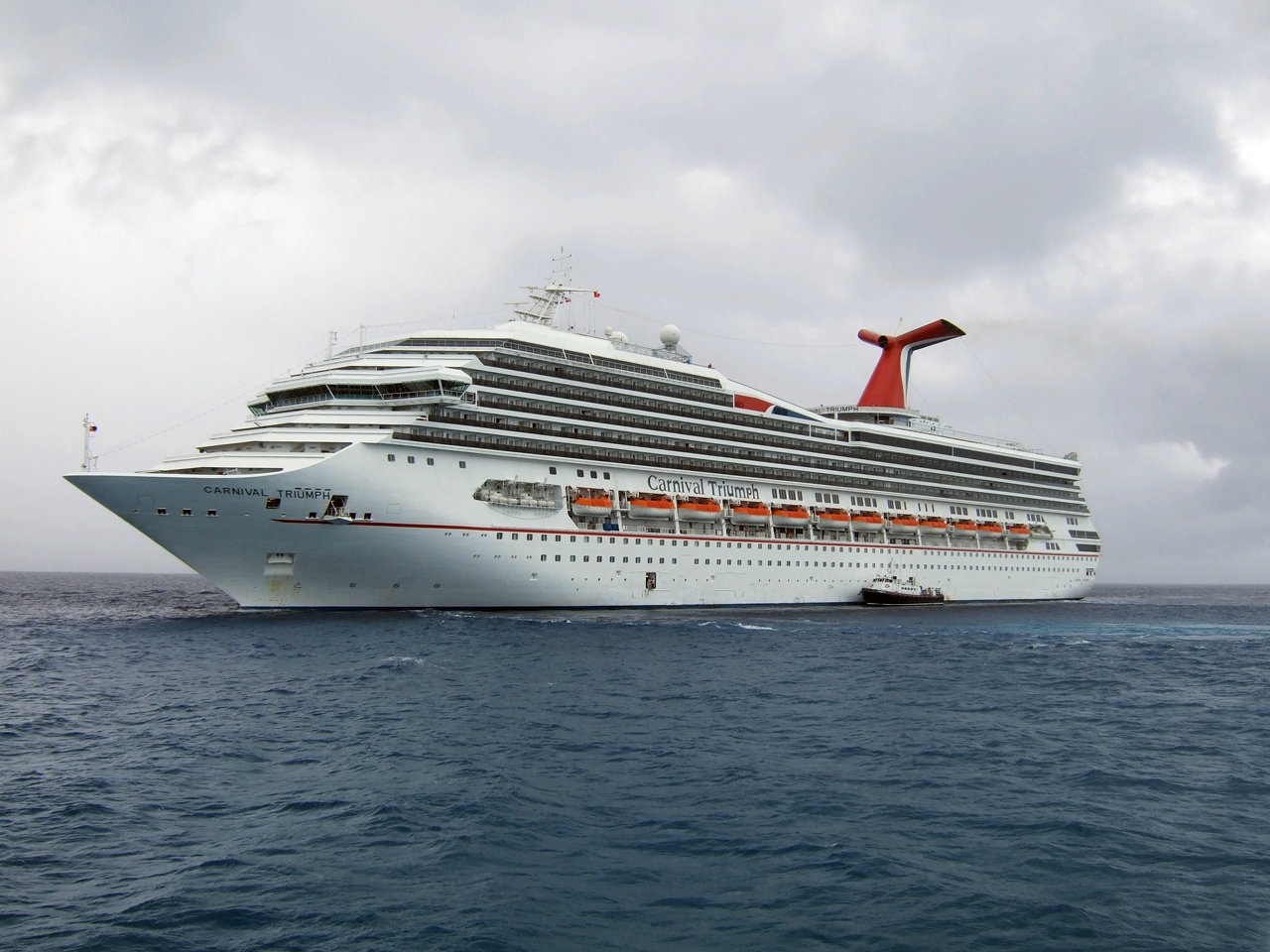 Photo of the Carnival Triumph at Half Moon Cay - 2008