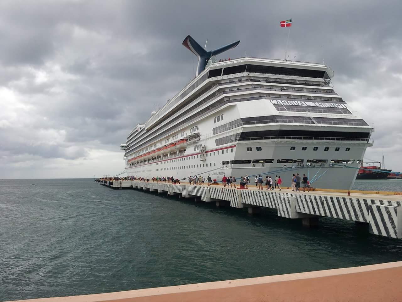 Carnival Triumph docked in Progreso Mexico - 2013