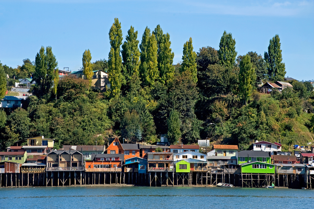 Stilt houses in Castro, Chiloé Island