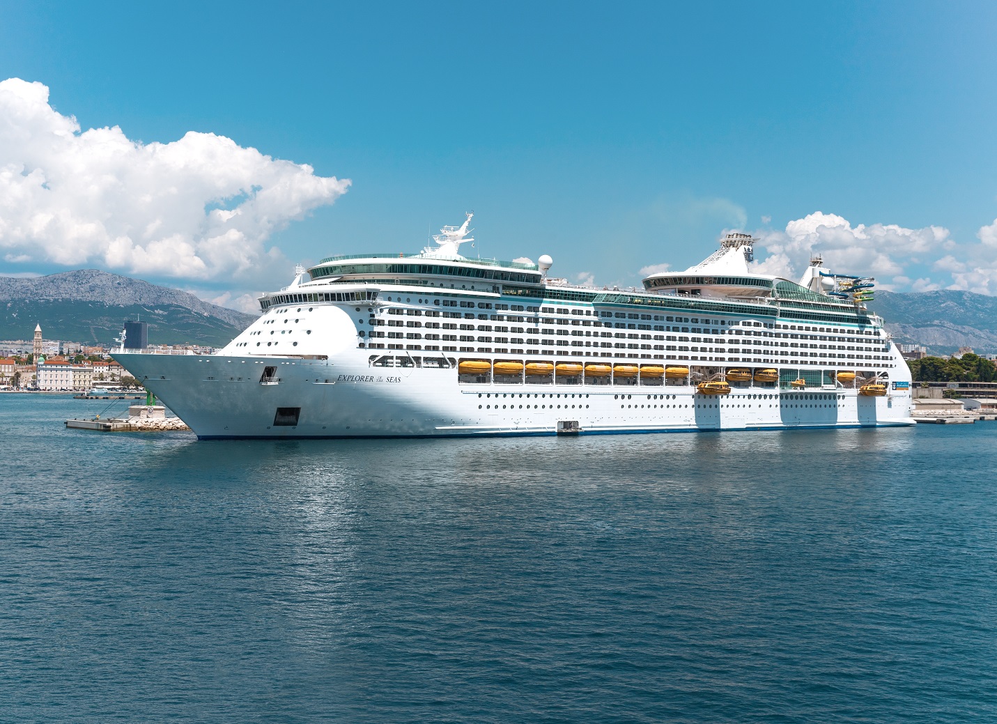 Explorer of the Seas Cruise Ship in Split port - 2023