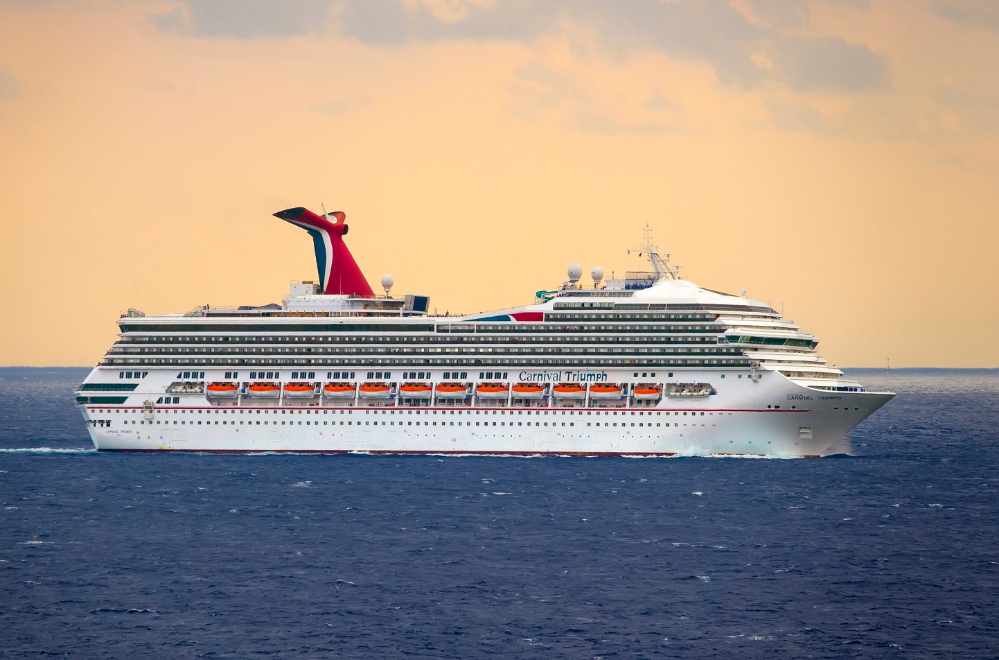 Carnival Triumph Cruise ship in southern Caribbean created 01.16.22