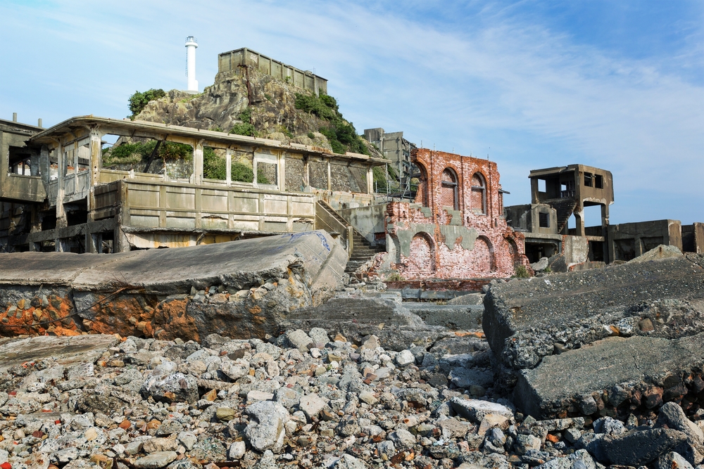 image of Gunkanjima island