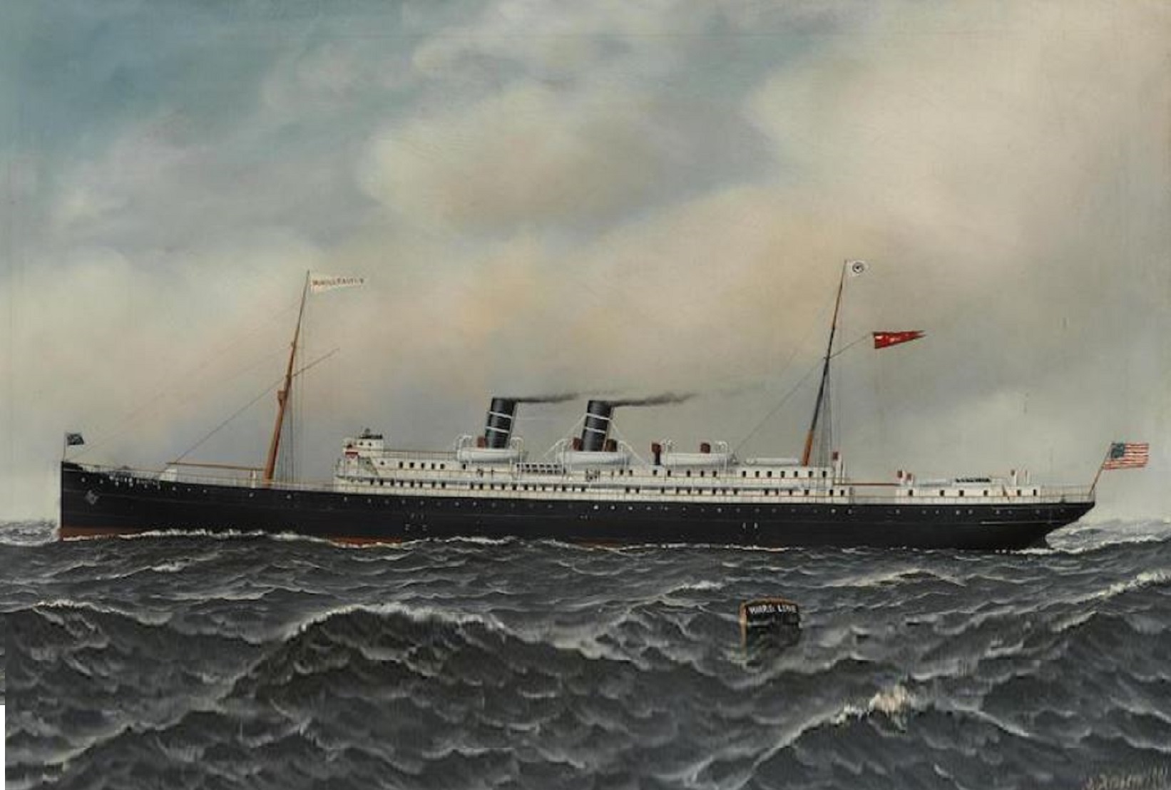 The Ss Morro Castle Of The Ward Line At Sea, 1901