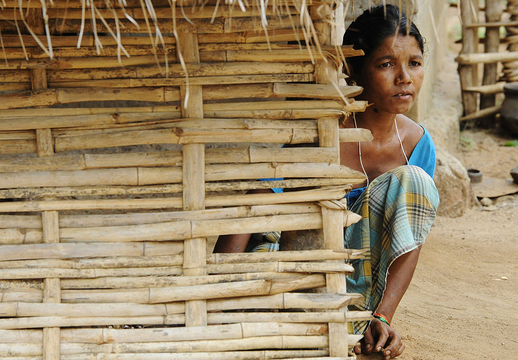 An Indian woman from forest tribe