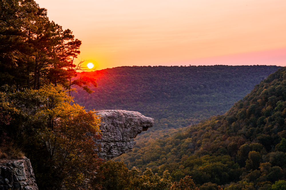 Hawksbill Crag, in Arkansas
