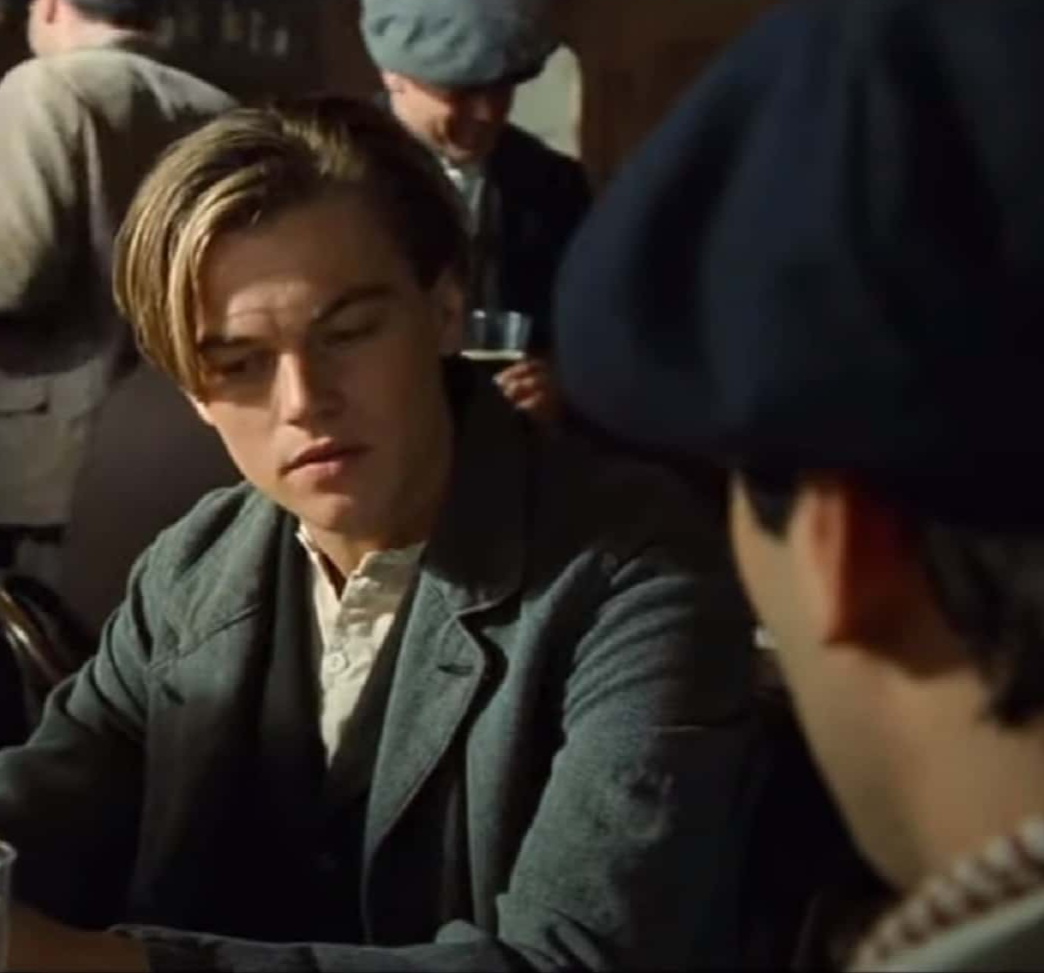 Leonardo DiCaprio in Titanic Movie