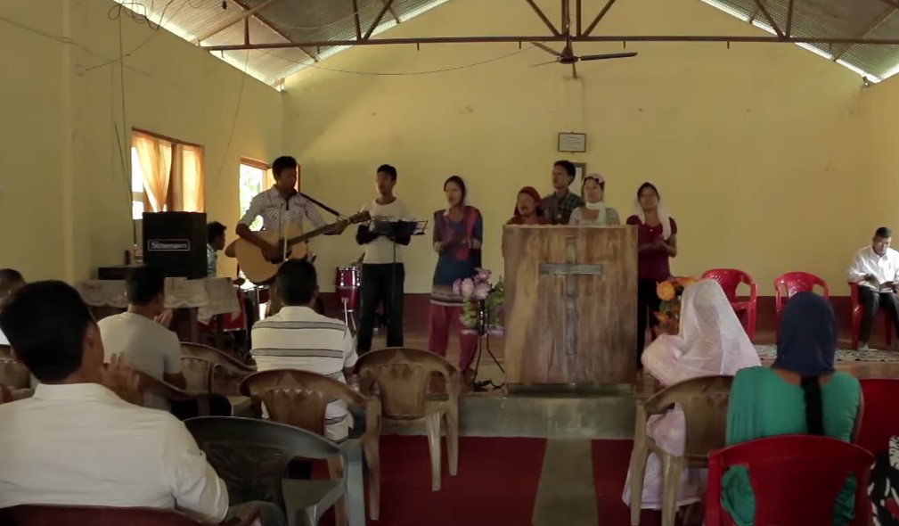 Toto people. Toto people in  Cristian temple
