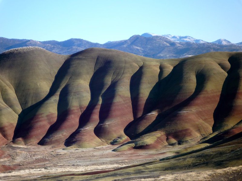Landscape Photo of The Painted Hills a geologic site in Wheeler County, Oregon