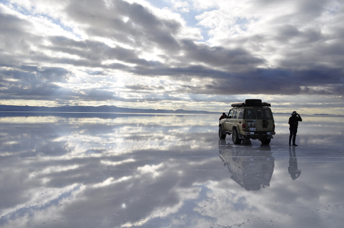 Landscape Photo of Salar de Uyuni during the rainy season it becomes a giant mirror