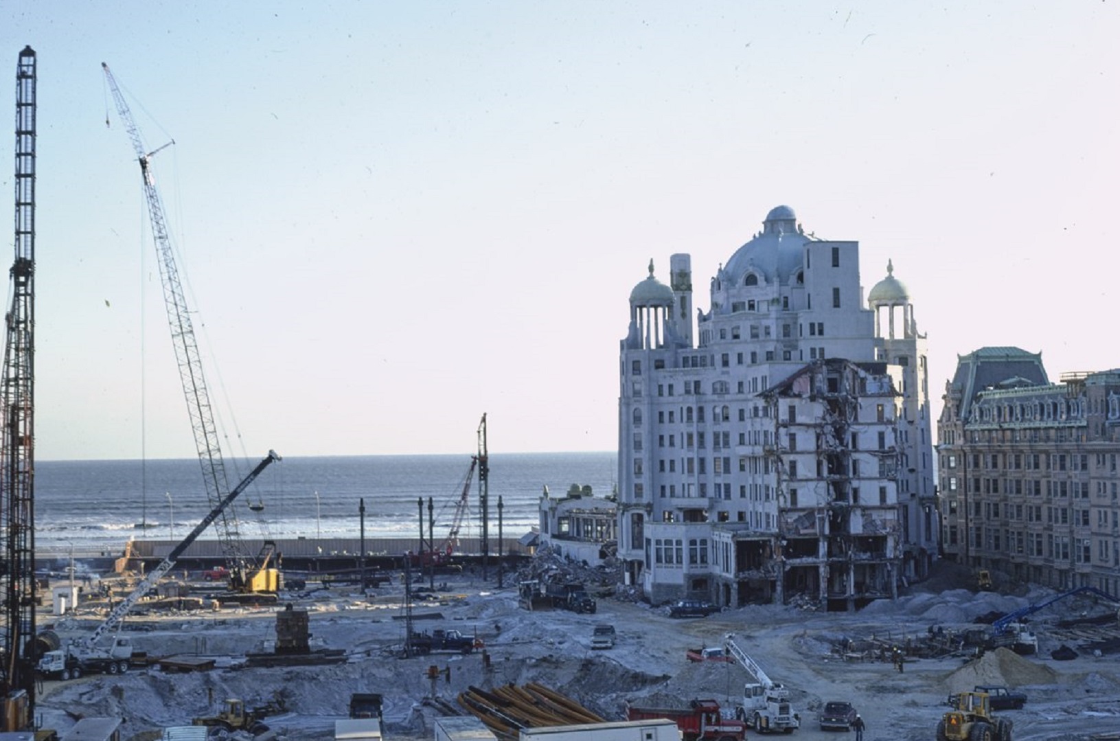 Marlborough-Blenheim-Claridge Hotels, Atlantic City, New Jersey - demolition - 1979
