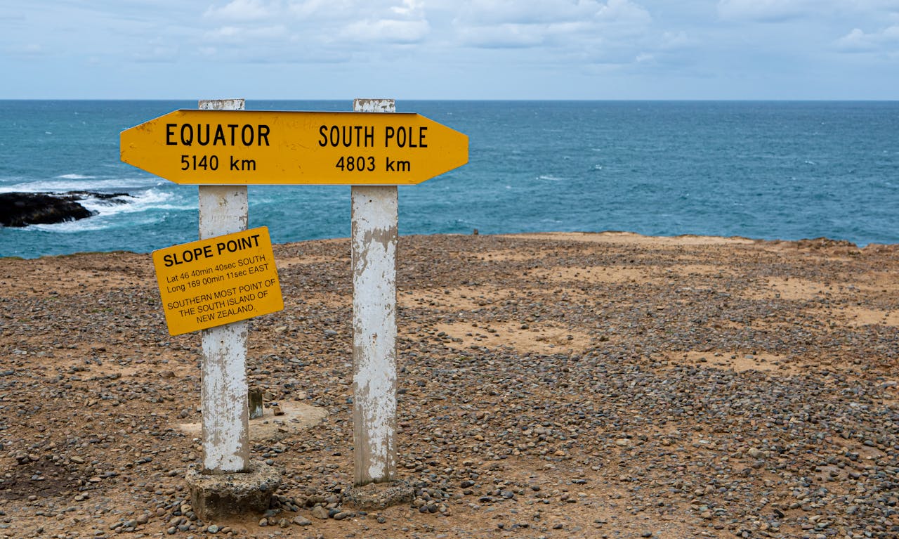 Landscape Photo of Slope Point, the Southernmost Point of the South Island of New Zealand