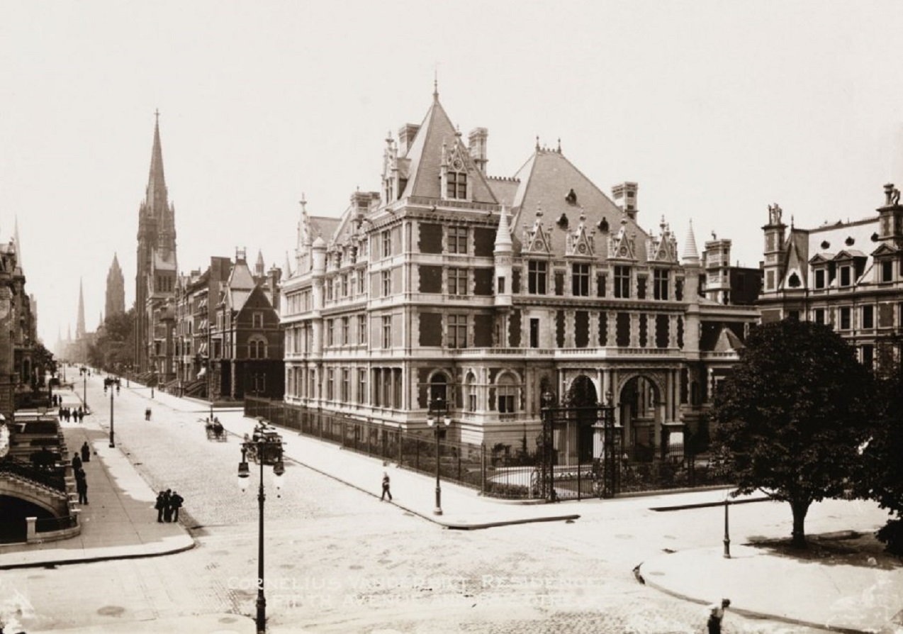 Vanderbilt Mansion And Grand Army Plaza, New York 1908
