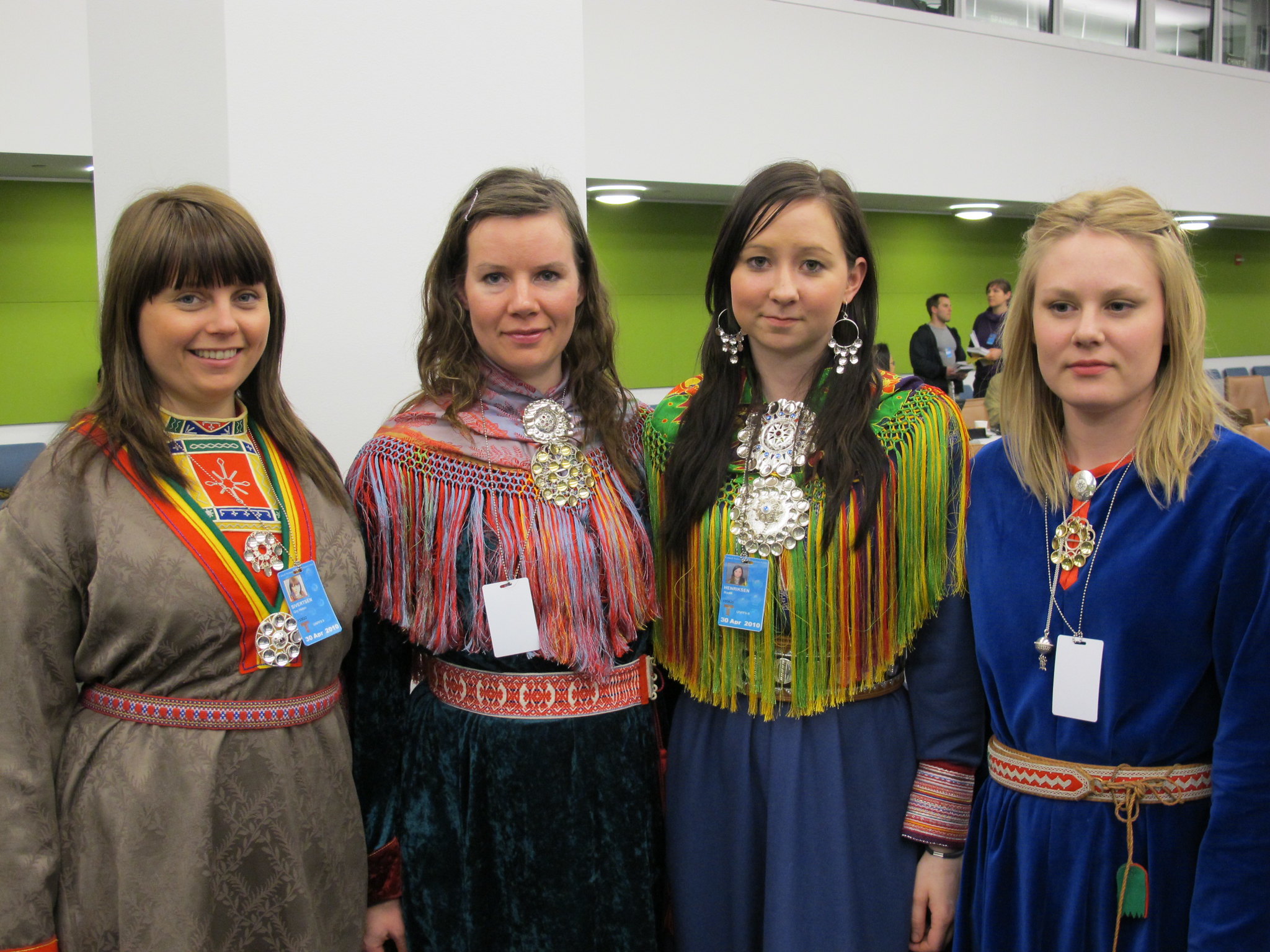 Norwegian Sami youth delegates