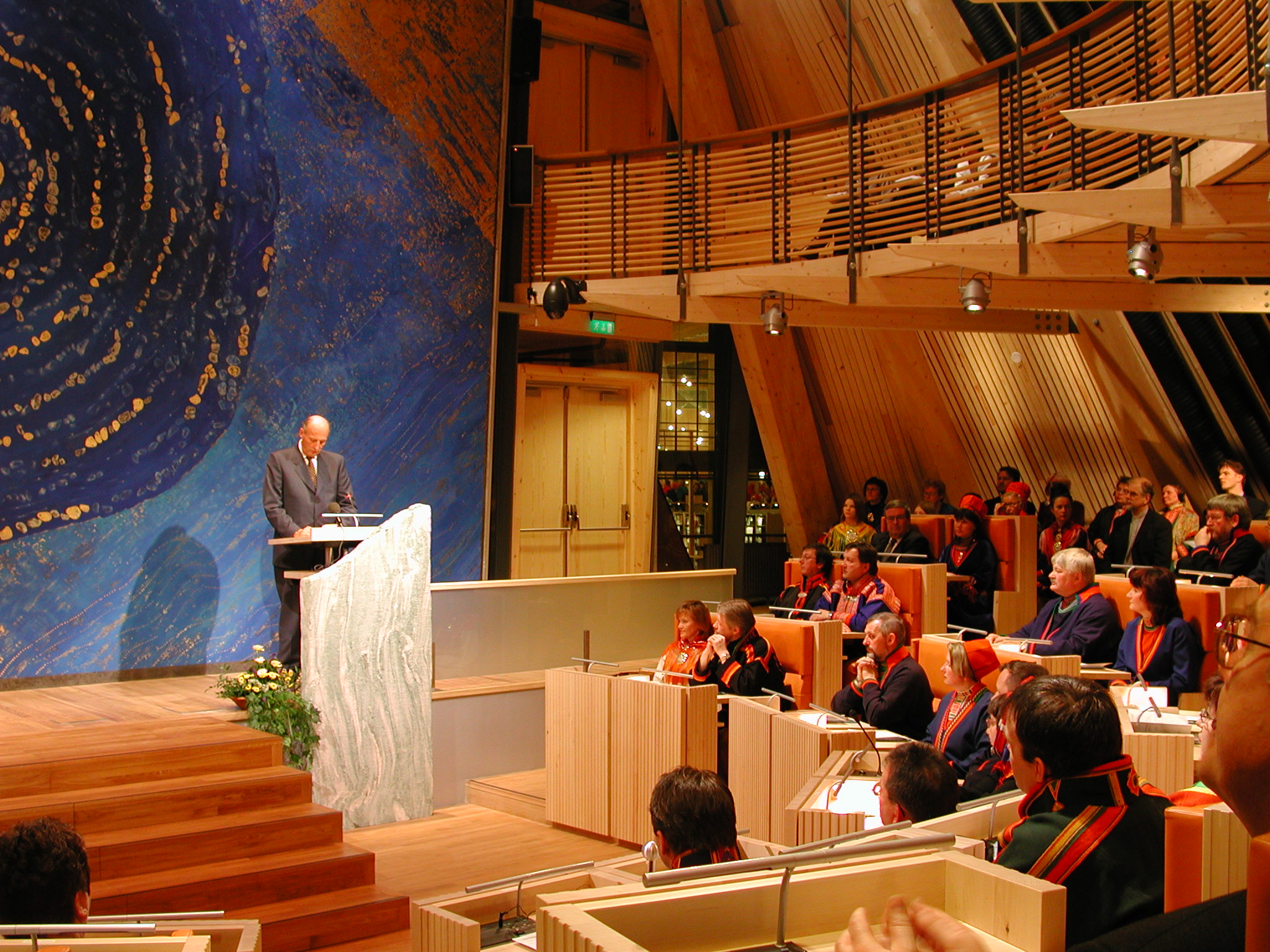opening of the Sami Parliament building