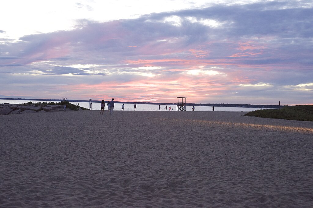 image of Hammonasset Beach State Park at Sunset