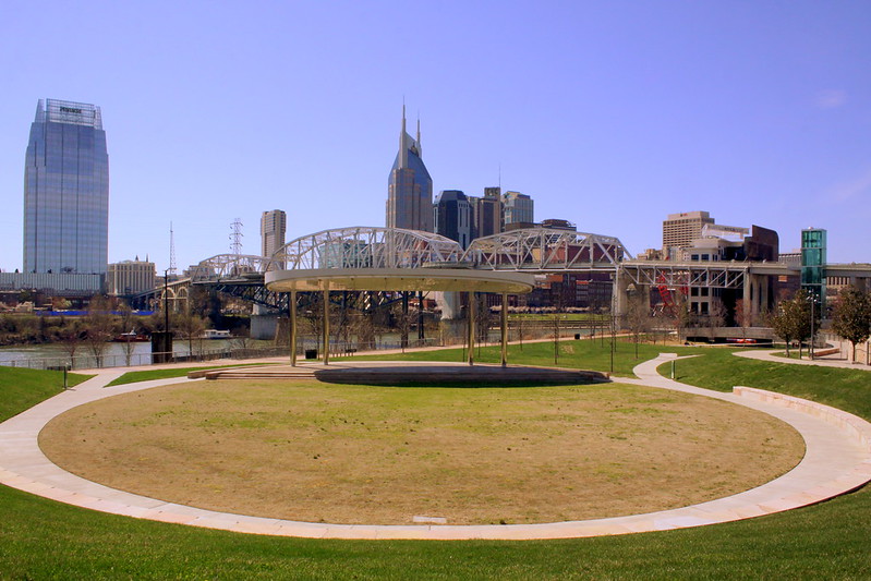 The Canopy and Lawn at Nashville's new Cumberland Park