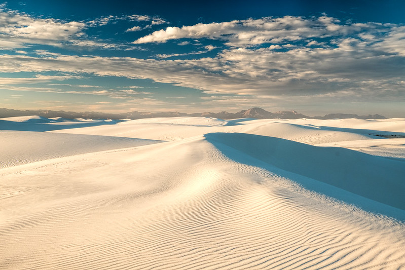 White Sands National Monument in the northern Chihuahuan Desert