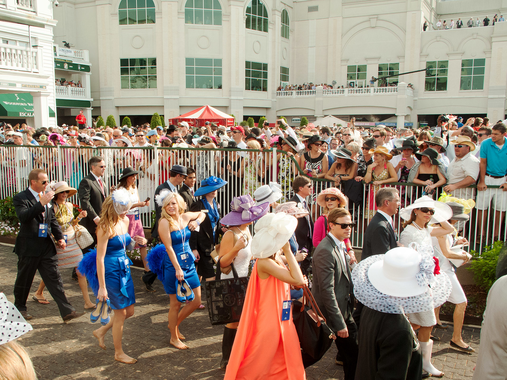 Paddock area, Kentucky Derby - 2012