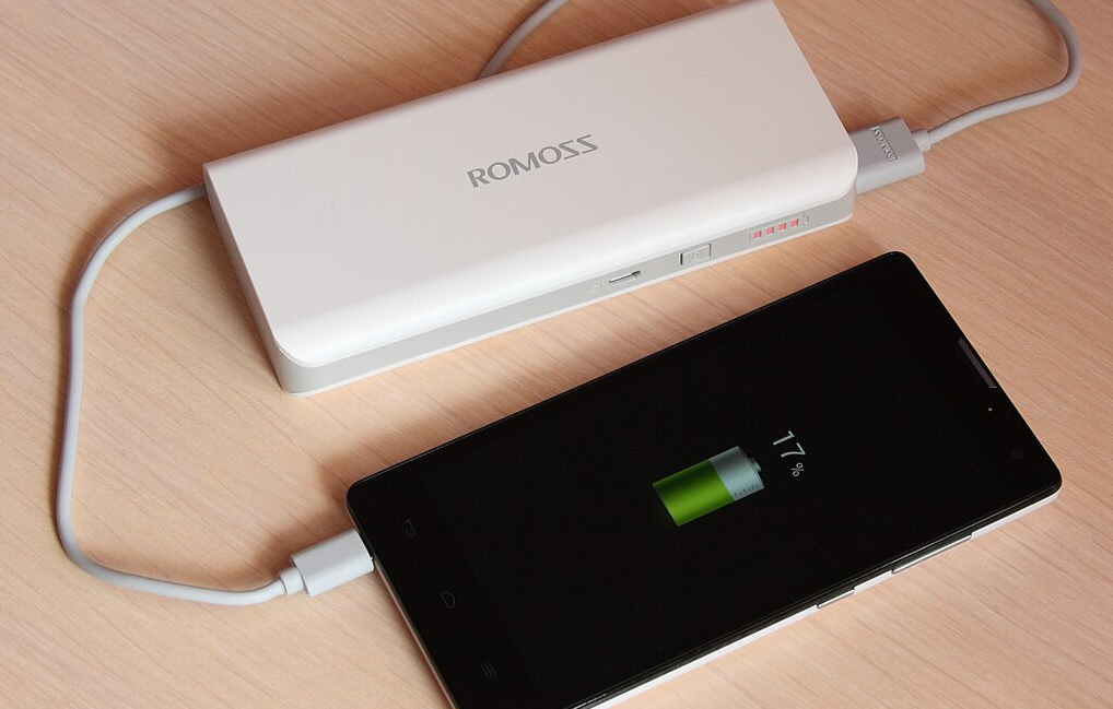 image of a power bank and phone