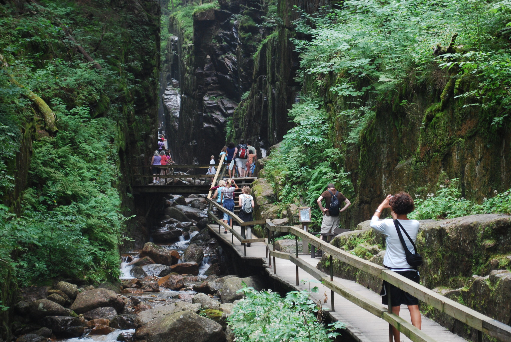 Flume Gorge hike, Franconia Notch State Park - 2010