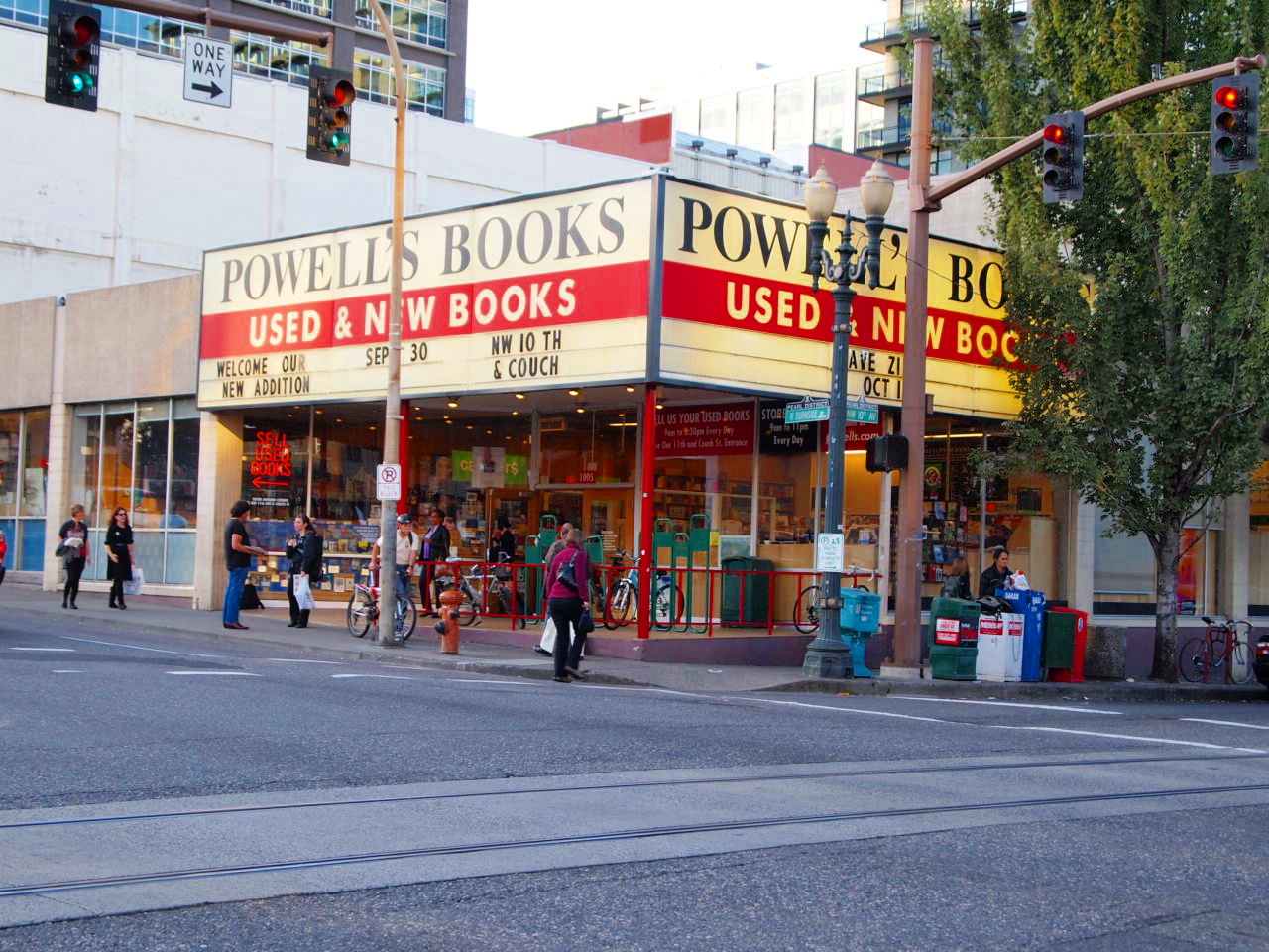 Powell's Books in on Burnside in Portland - 2010