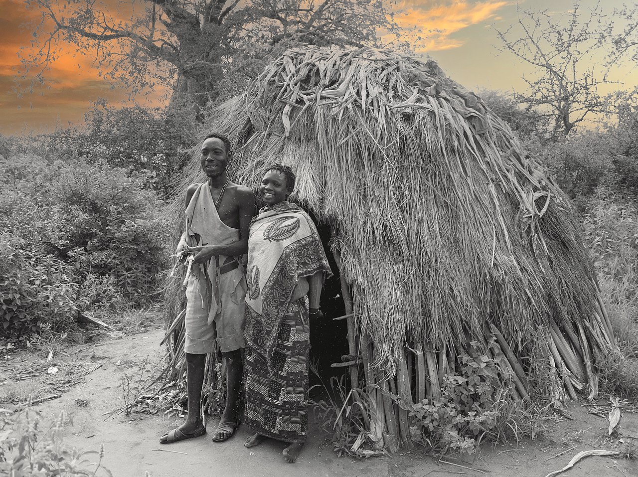 A Typical Hadzabe Family