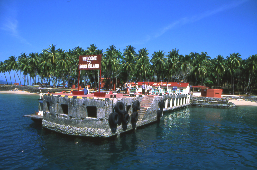 Port at the Netaji Subhas Chandra Bose Island (Andaman) Ross Island