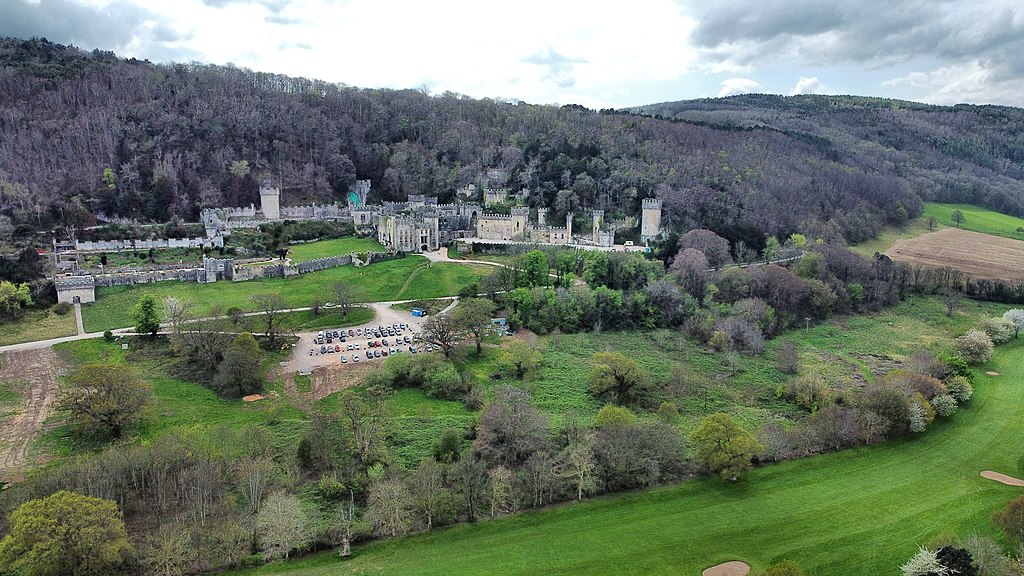 Landscape Photo of Gwrych Castle in Conwy County Borough, Wales.