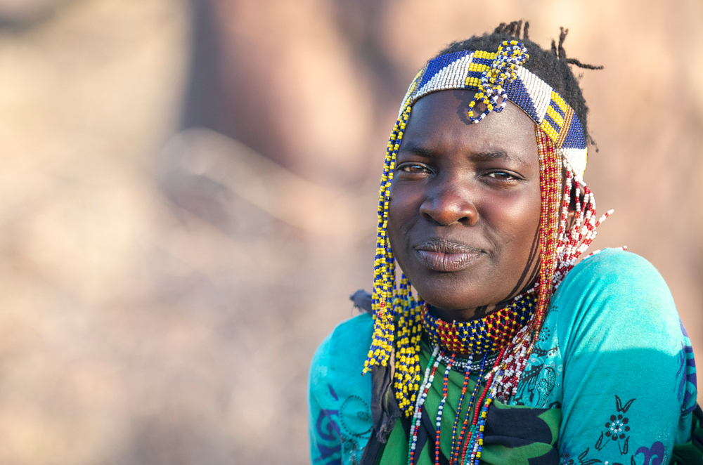 Hadza people, woman
