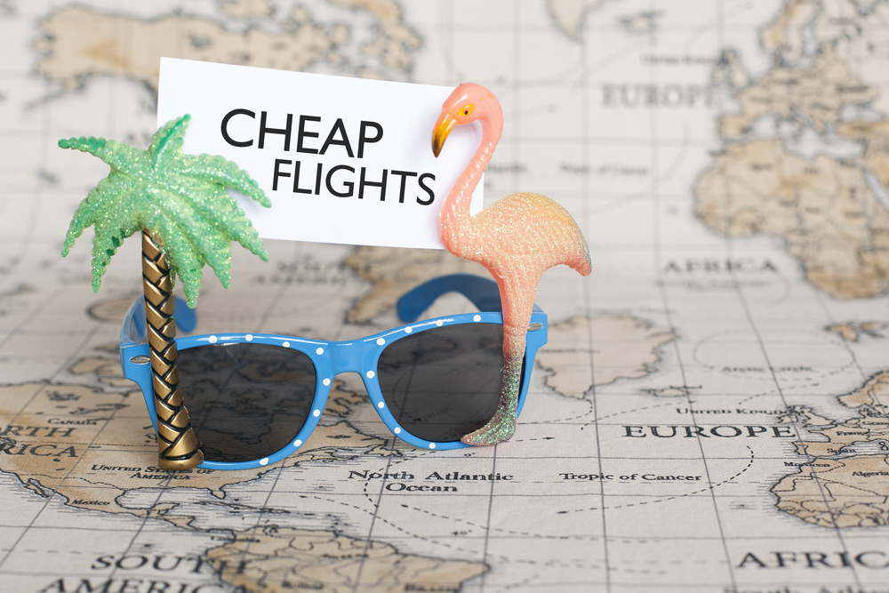 image concept for cheap flights