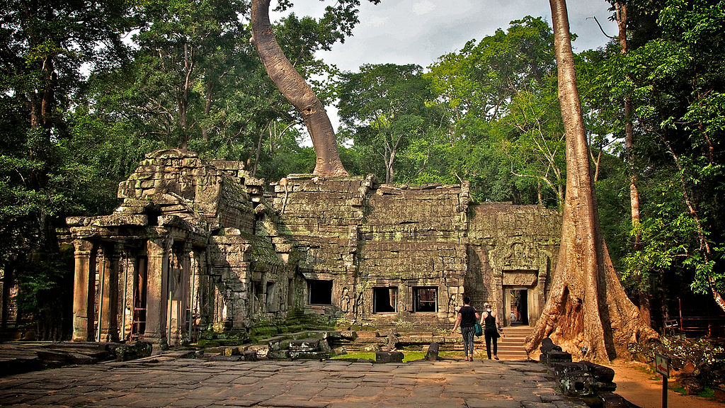 Ta Prohm, Buddhist temple in Siem Reap, Cambodia