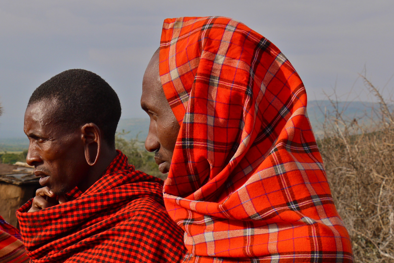 Africa Maasai tribe men