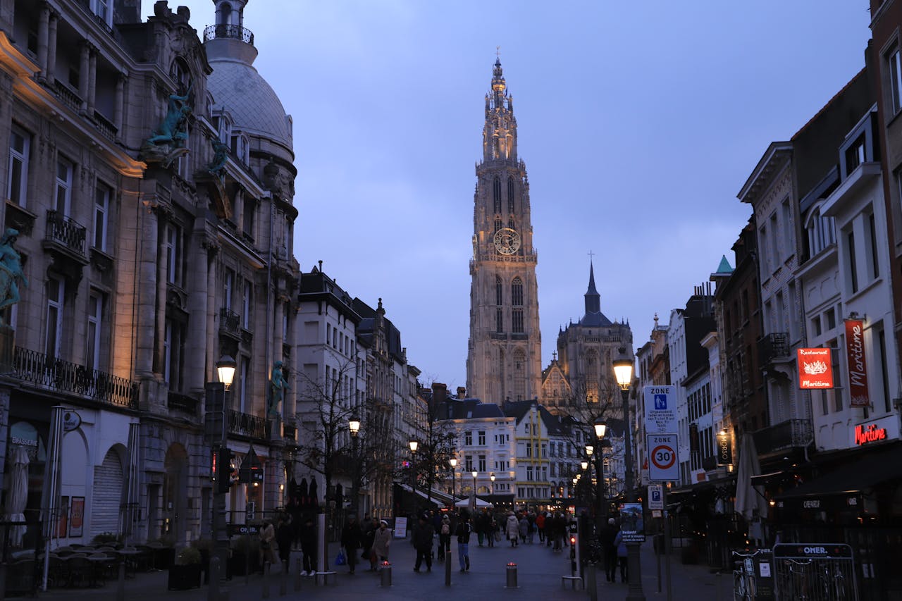 Cathedral Buildings in Antwerp