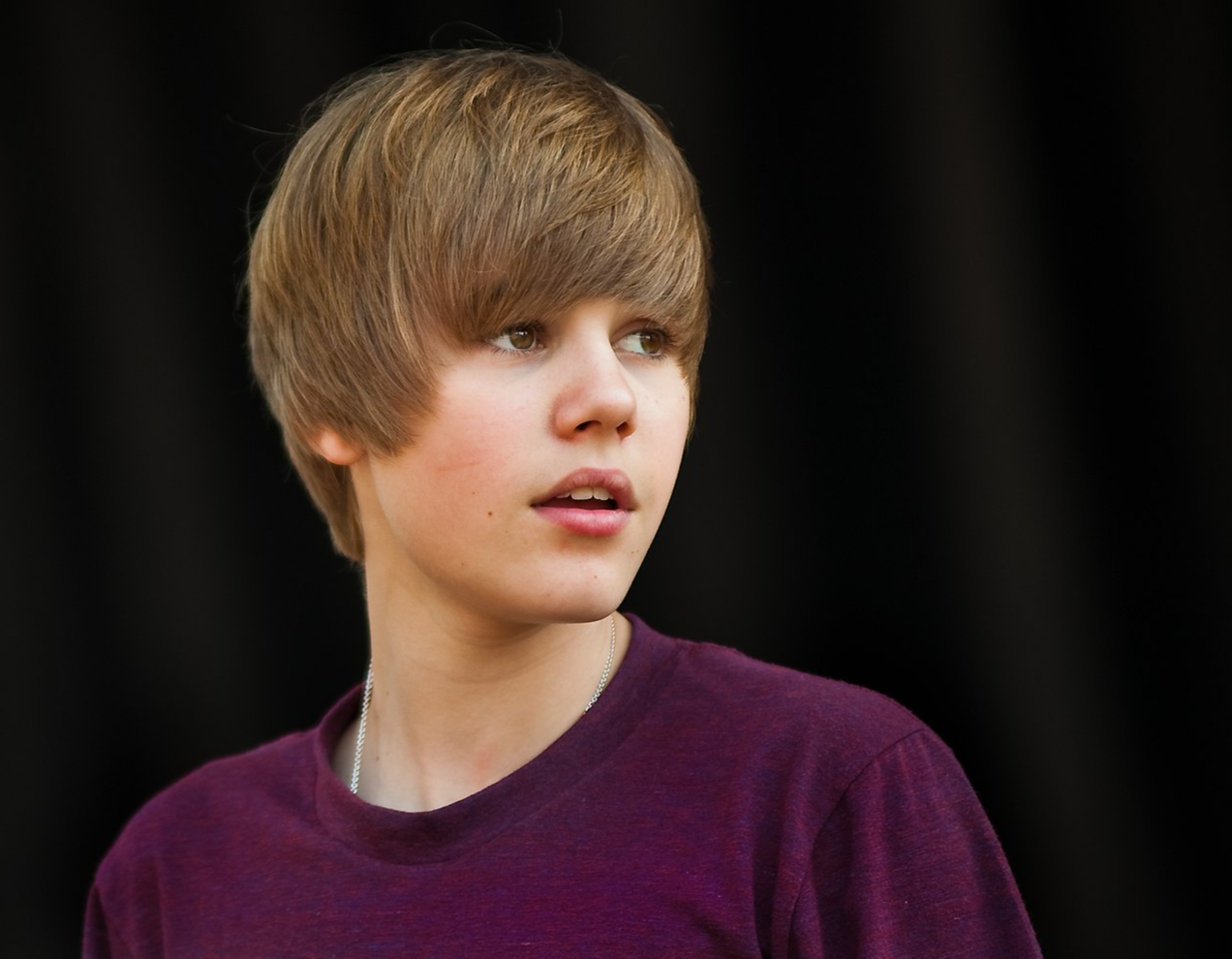 Portrait Photo of Justin Bieber at the 2010 White House Easter Egg roll