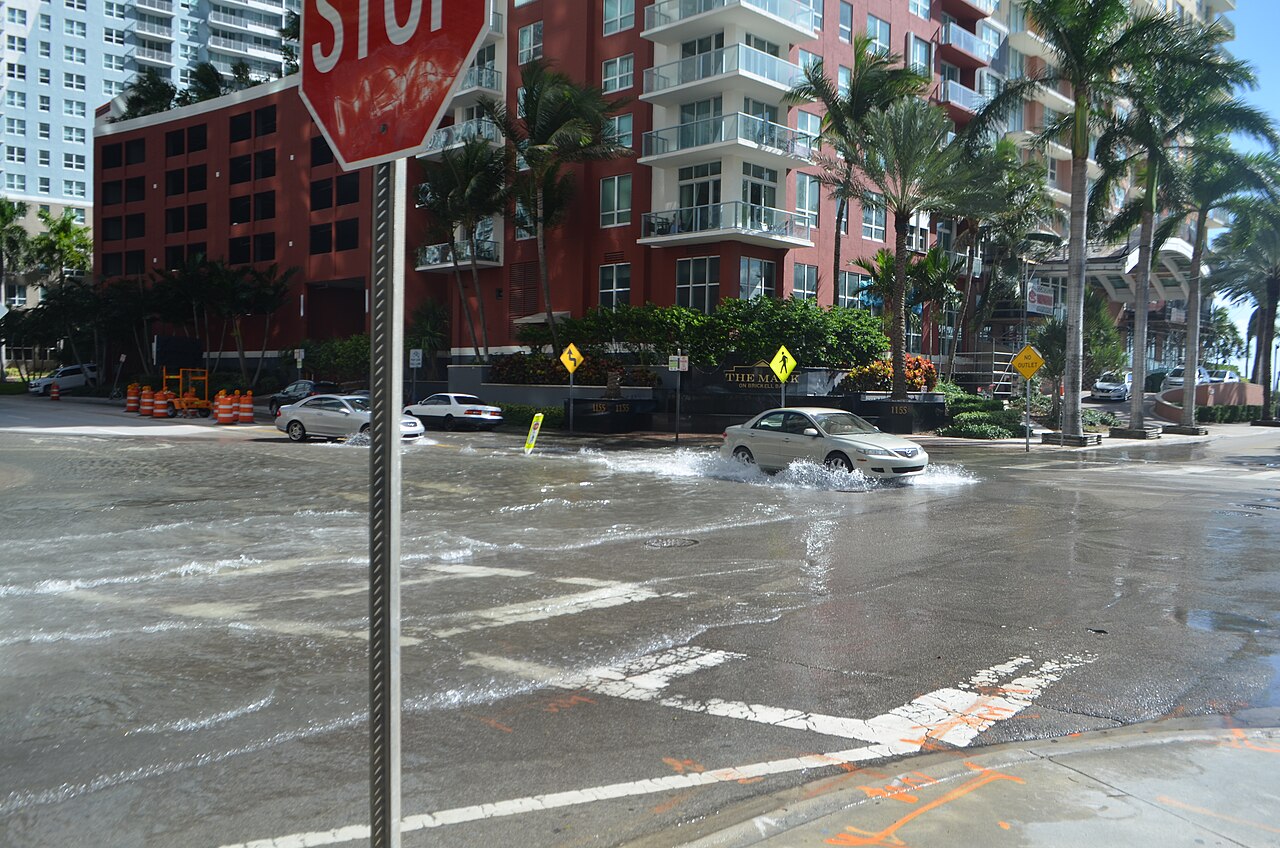 Downtown Miami flooding