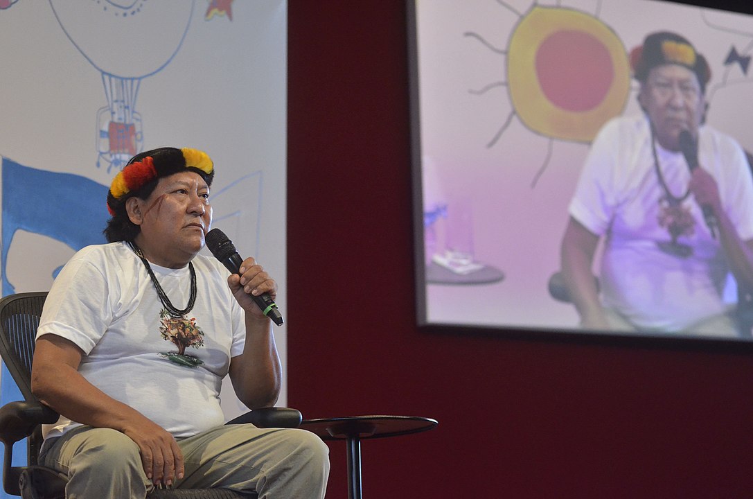 Davi Kopenawa at 2014 International Literary Festival of Paraty