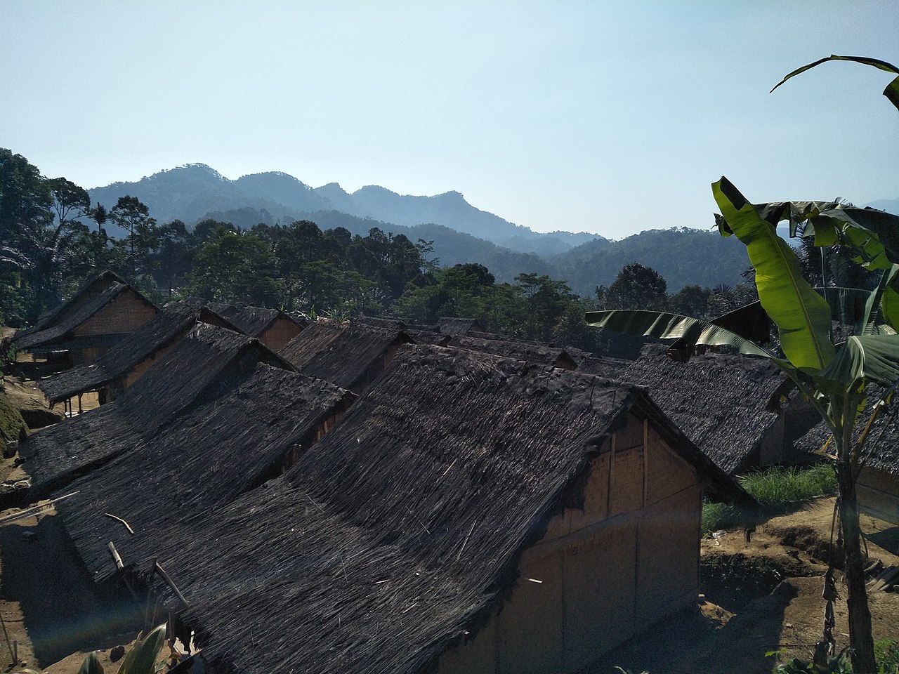 Outer Baduy Tribe village