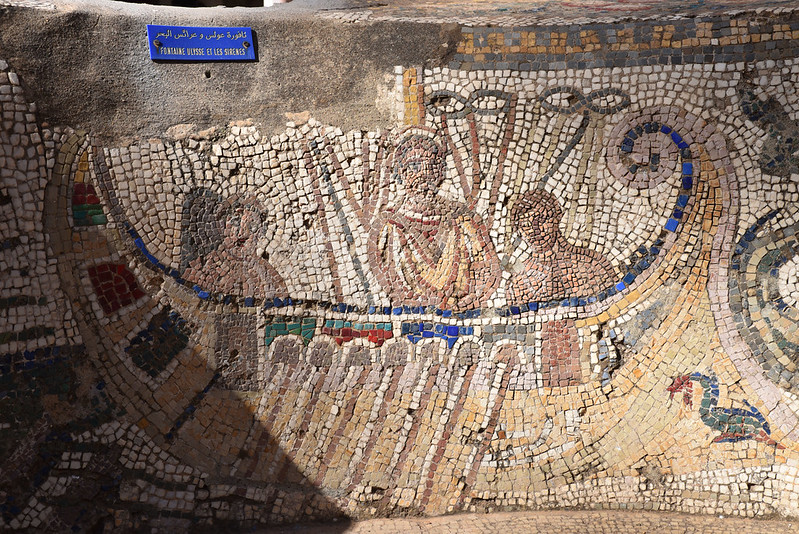 The fountain mosaic of Ulysses