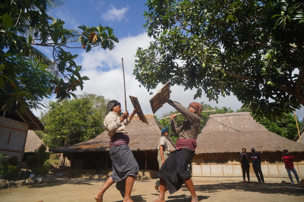 Traditional culture in village of Sasak Ende.