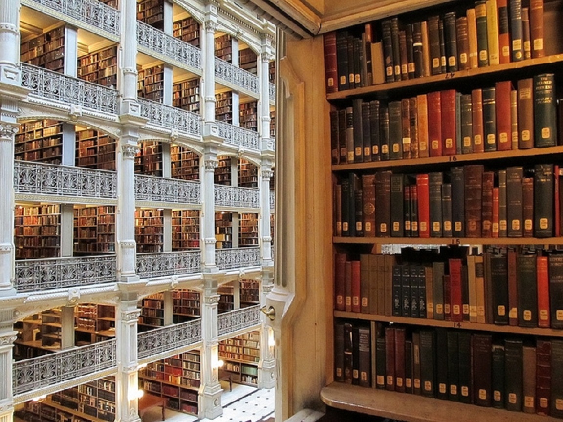 Interior View Of The George Peabody Library - 2012
