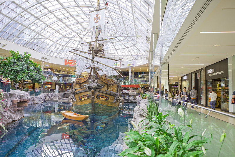 image of West Edmonton Mall inside
