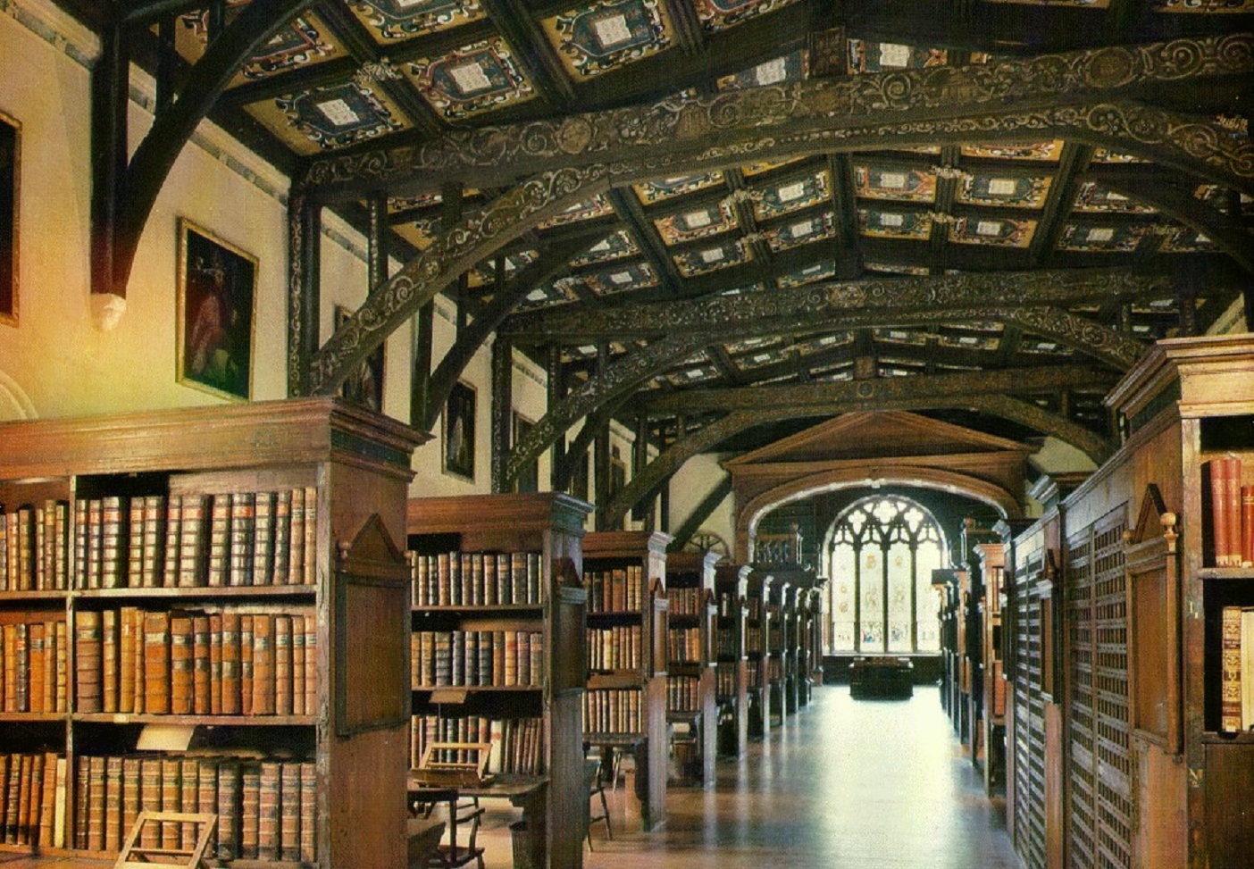 Duke Humfrey's Library, the oldest part of the Bodleian Library, Oxford - 2011