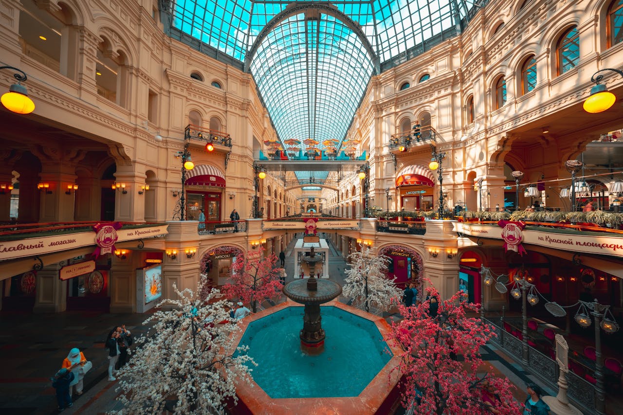Fountain in Shopping Mall