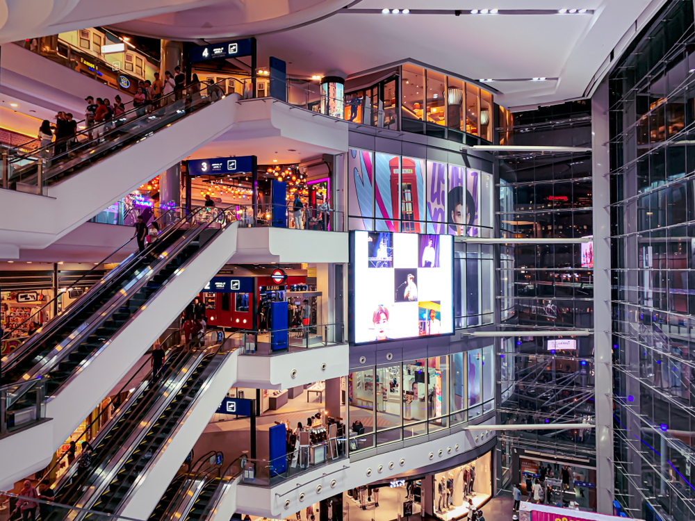 image of a mall inside