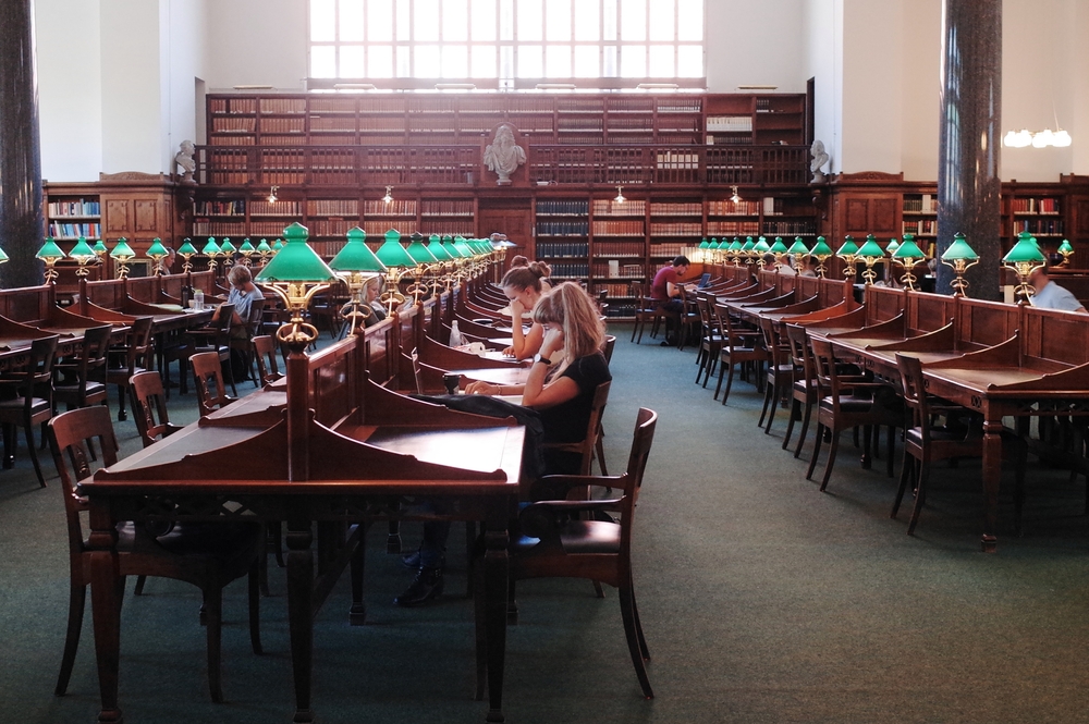 The Royal Library in Copenhagen, is the national library of Denmark - 2014