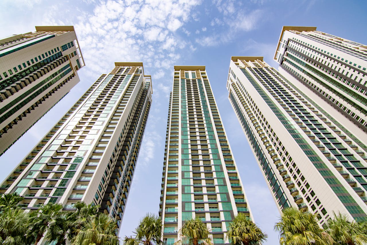 White Concrete Building Under Blue Sky
