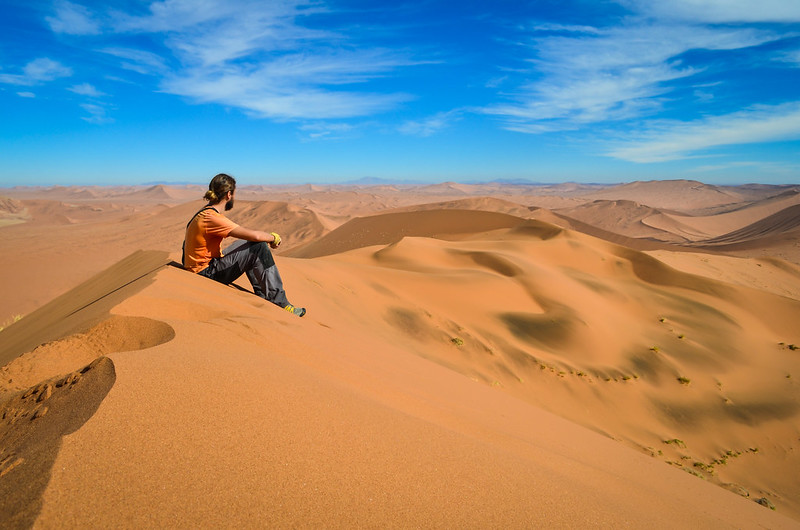 sand dunes of the Namib desert