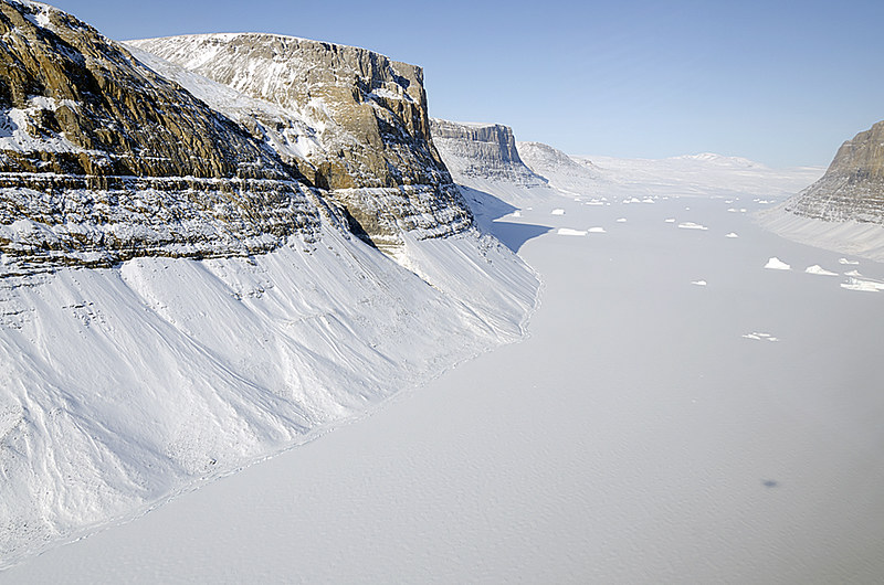 Glacial Canyon, Northern Greenland