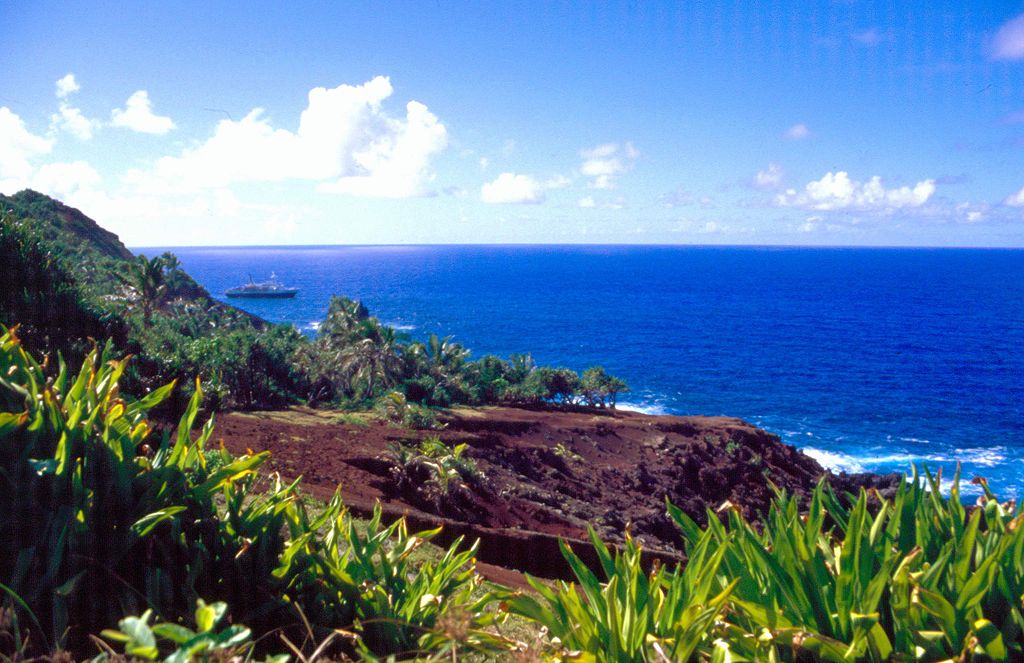 Landscape Photo of the St. Pauls Point, Pitcairn Island.